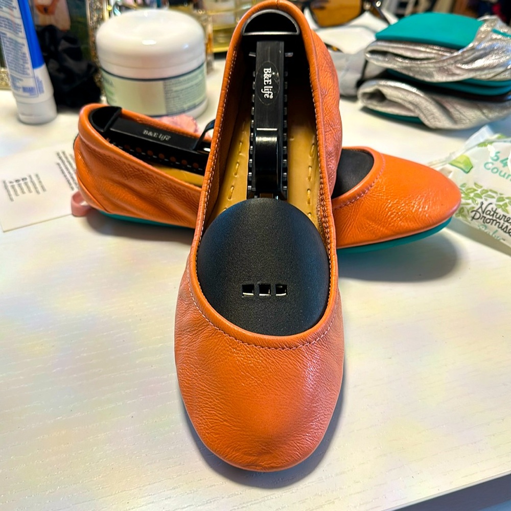 Tieks special edition poppy - peach- comes out once a year in the Spring -